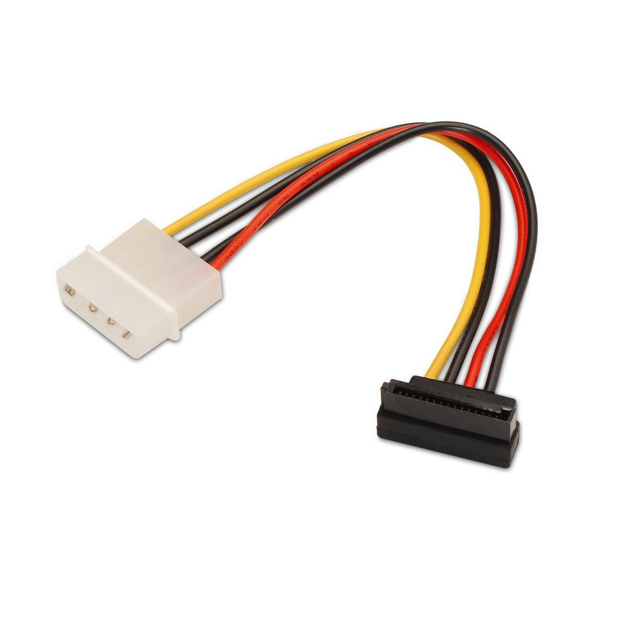 Aisens Cable Sata Alimentacion Acodado Molex 4pin M-Satah 16cm A131-0160