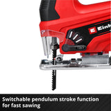 EAN 4006825640052 - Einhell TC-JS 18 Li power jigsaws 2700 spm 1,62 kg imagen 4