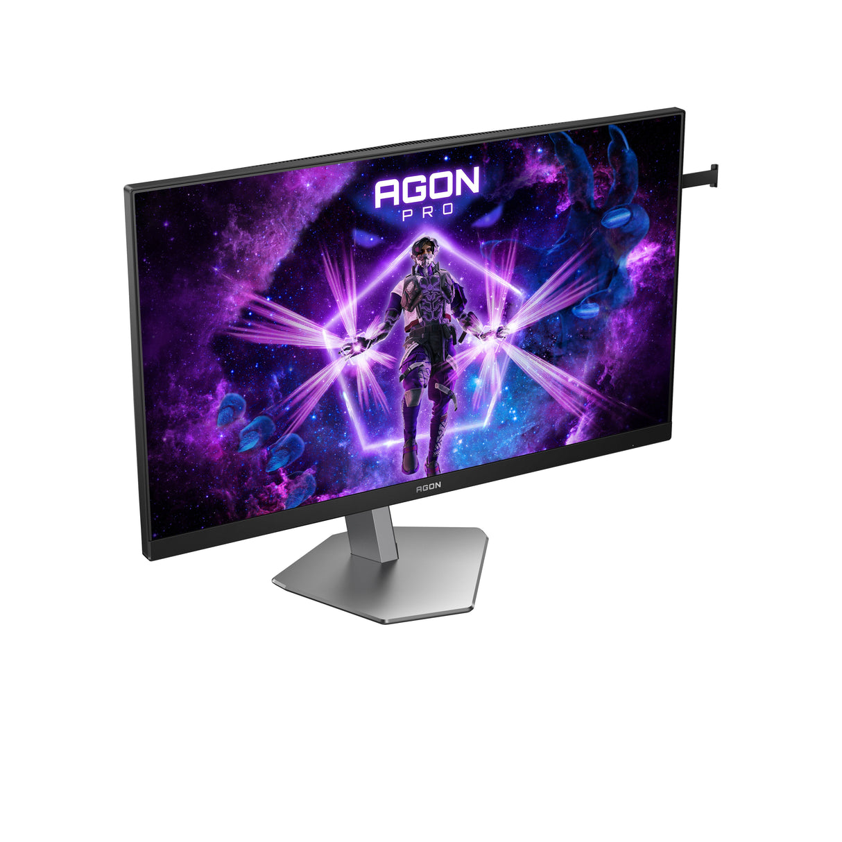 Monitor  Aoc Ag276fk 27 "Negro (Matt)/Gris Oscuro, Fullhd, Fast-Ips, Usb Hub, Adaptive-Sync, Panel De 520hz Ag276fk