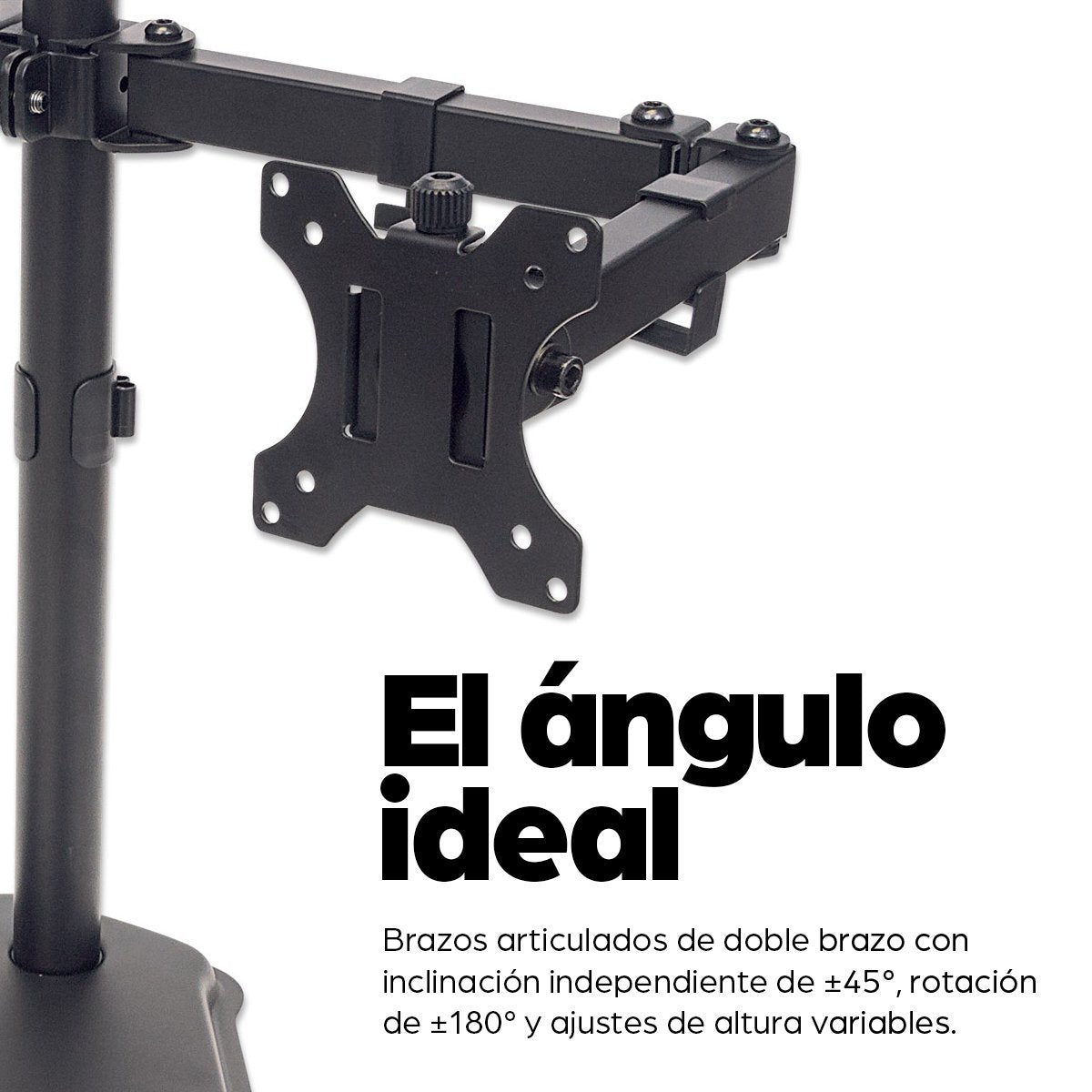 EAN 0766623461559 - Manhattan 461559 soporte para monitor 81,3 cm (32") Escritorio Negro imagen 7
