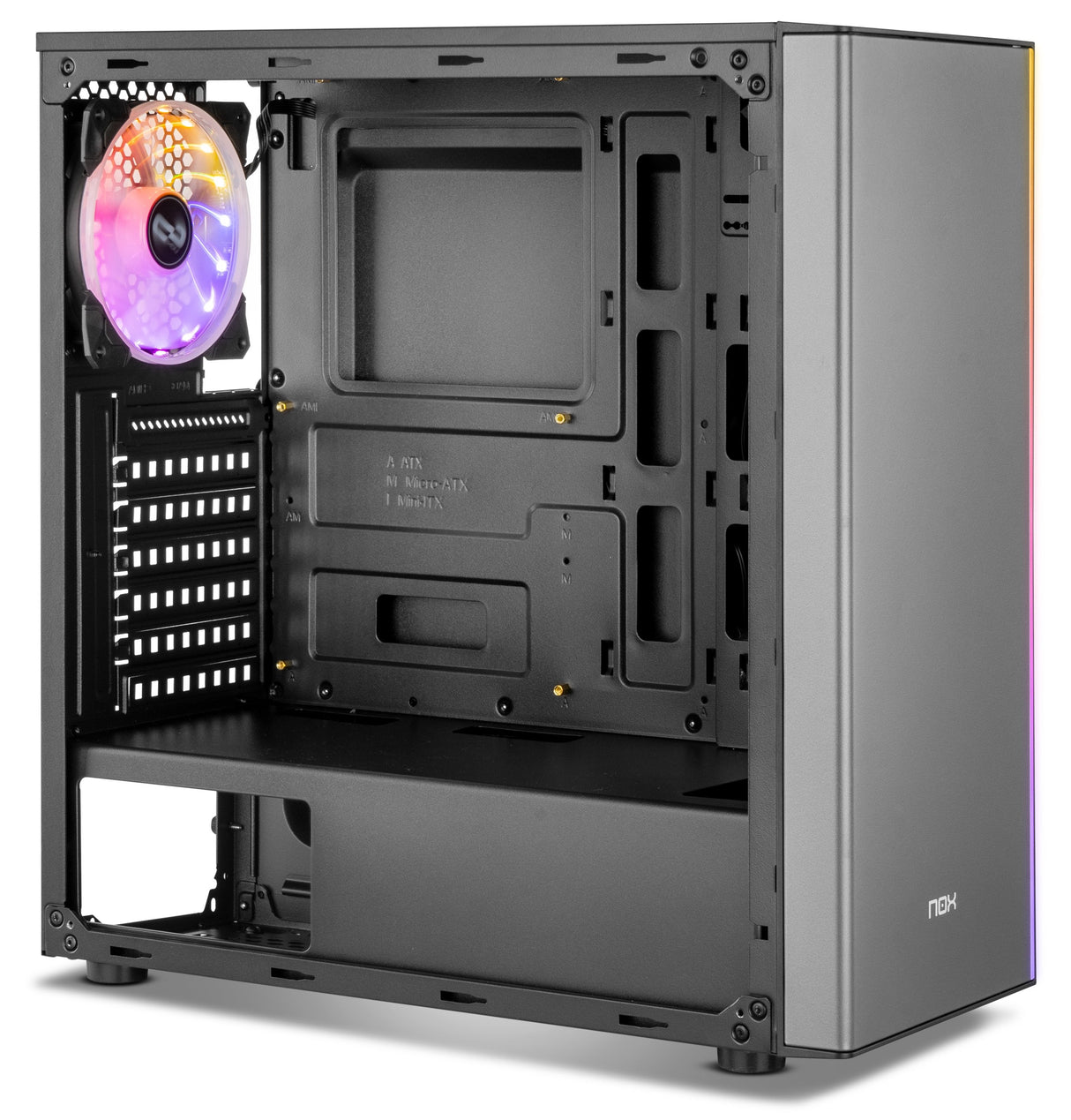 Caja Pc Nox Atx Hummer Infinity Omega 1xusb3.0 2xusb2.0 Negro Rgb