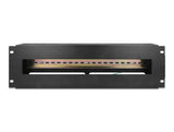 Delock 19 Schutzschalterleiste Con Abdeckung Y Hutschiene 3 He Metall Negro