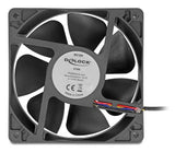 EAN 4043619672981 - DeLOCK 67298 sistema de refrigeración para ordenador Carcasa del ordenador Ventilador 12 cm Negro 1 pieza imagen 1