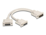 Adapter Y-Cable Splitter D-Sub Hd 26 Pin Stecker Zu 2 X D-Sub Hd 26 Pin Buchse Mit Schrauben 30 Cm