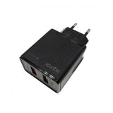 EAN 8435099526629 - Approx APPUSBWALLQC cargador de dispositivo móvil Universal Negro Corriente alterna Carga rápida Interior imagen 1