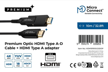EAN 5704174035053 - Microconnect HDM191910V2.0DOP cable HDMI 10 m HDMI tipo A (Estándar) Negro imagen 3