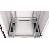 Roline 19-Zoll Netzwerkschrank Basic 22 He, 800x800 Bxt Glastr Grau