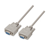 Aisens Cable Serie Null Modem - Db9/H-Db9/H - 1.8m Para Dispositivos De Comunicacion Equipados Con Puerto Serie - Color