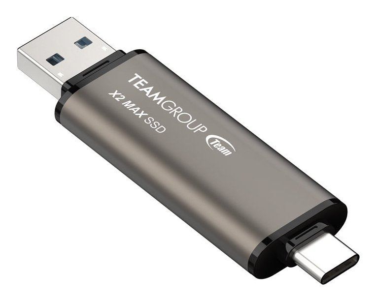 EAN 4711430805955 - Team Group X2 MAX 1 TB USB Type-A / USB Type-C 3.2 Gen 2 (3.1 Gen 2) Gris imagen 2