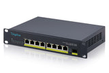 Digitus Switch 8-Port 10" Gigabit Unmanaged 80w Poe+ Negro