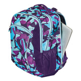 Herlitz Ultimate Camopurple Mochila Escolar Azul, Púrpura Poliéster