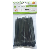 EAN 8057685306370 - Techly 200 x 2.5mm presilla Nylon Negro 100 pieza(s) imagen 2