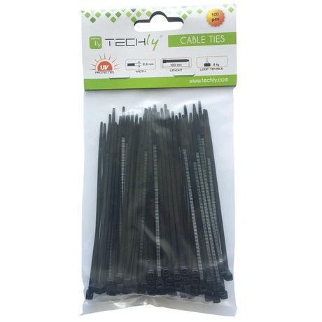 EAN 8057685306509 - Techly 280 x 4.8mm presilla Nylon Negro 100 pieza(s) imagen 2