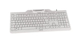 Cherry Kc 1000 Sc,Teclado Con Lector De Tarjetas ,Usb,Español,Gris Palido