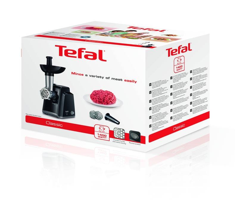 Tefal Ne105838 Picadora 1400 W Negro, Acero Inoxidable