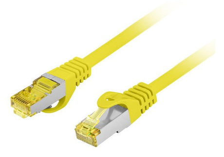 EAN 5901969437164 - Lanberg PCF6A-10CU-0025-Y cable de red Amarillo 0,25 m Cat6a S/FTP (S-STP) imagen 1