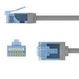 Cable Goobay 74219 Ultra-Flexible Cat 6a Patch , Slim, U Utp, 0,15 M, Grey