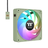 Ventilador  Thermaltake Ct140 Ex Argb Sync De Refrigeración Para Pc, Ventilador Verde Claro, Paquete De 3 Cl-F197-Pl14mg-A