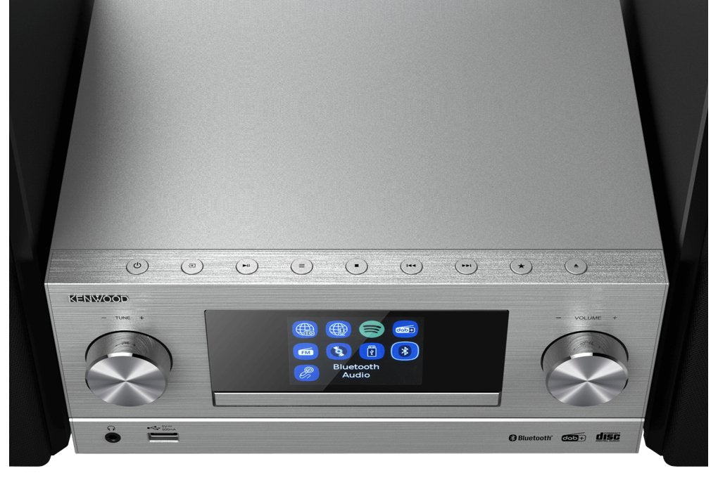 Kenwood M-9000s Smart Micro Hifi-Symem Mit Dab+, Wifi, Internetradio Plata