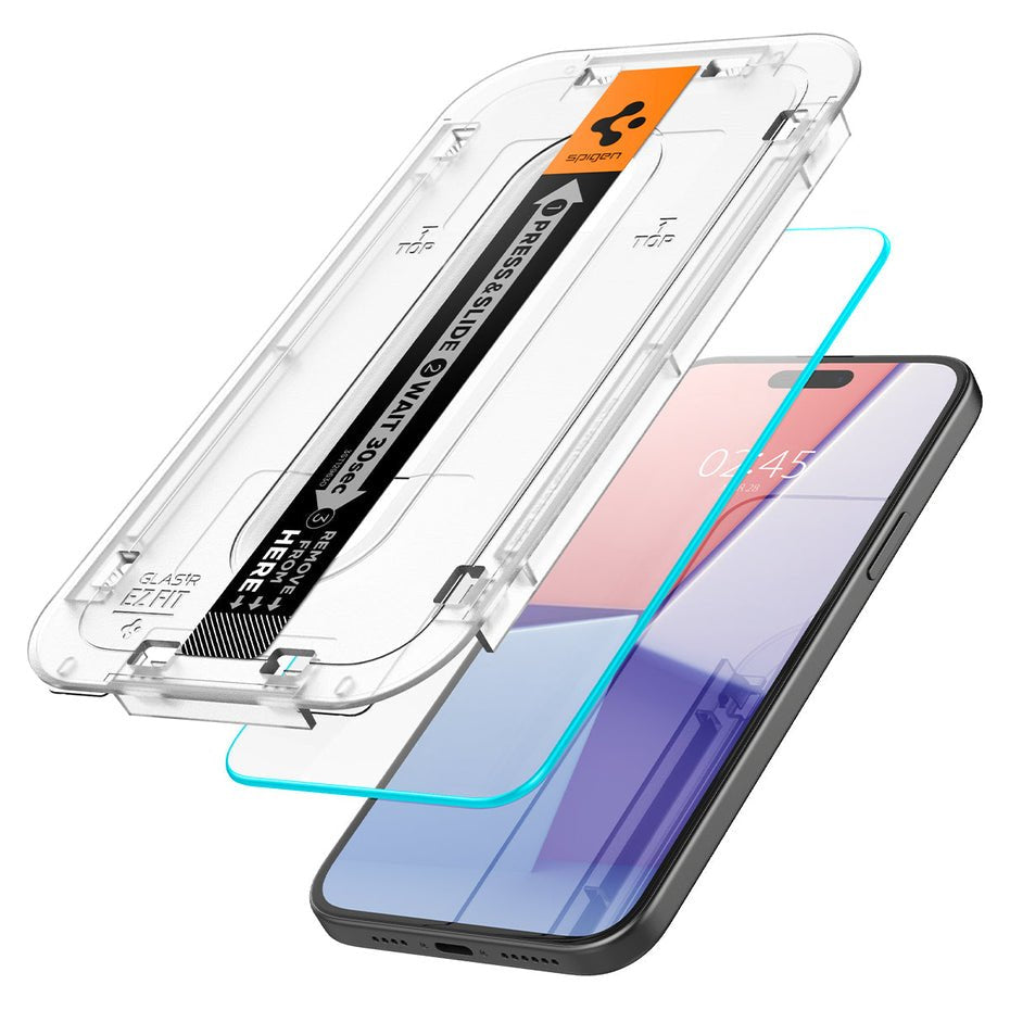 Spigen Glas.Tr Ez Fit Do Iphone 15