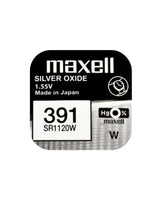Maxell Pila Oxido Plata (391) Sr1120w Caja*10