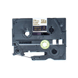 EAN 4977766801980 - Brother TZE-RN54 cinta para impresora de etiquetas Oro sobre azul marino imagen 2