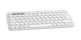 Teclado Logitech Pebble Keys 2 K380s Rf Wireless + Bluetooth Qwerty  Blanco Español