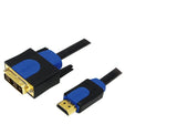 Logilink Cable Hdmi V1.4 A Dvi 18+1 High Speed Ethernet 1m Negro Chb3101