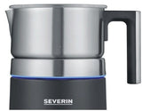 Severin Sm 3586 Espumador De Leche Automático Negro, Acero Inoxidable