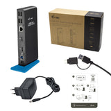 I-Tec Usb 3.0/Usb-C Dual Hdmi Docking Station 2x Hdmi 1x Glan 2x Usb 3.0 4x Usb 2.0 1x Audio 1x Mic Usb 3.0 Kabel With Usb-C Adapter