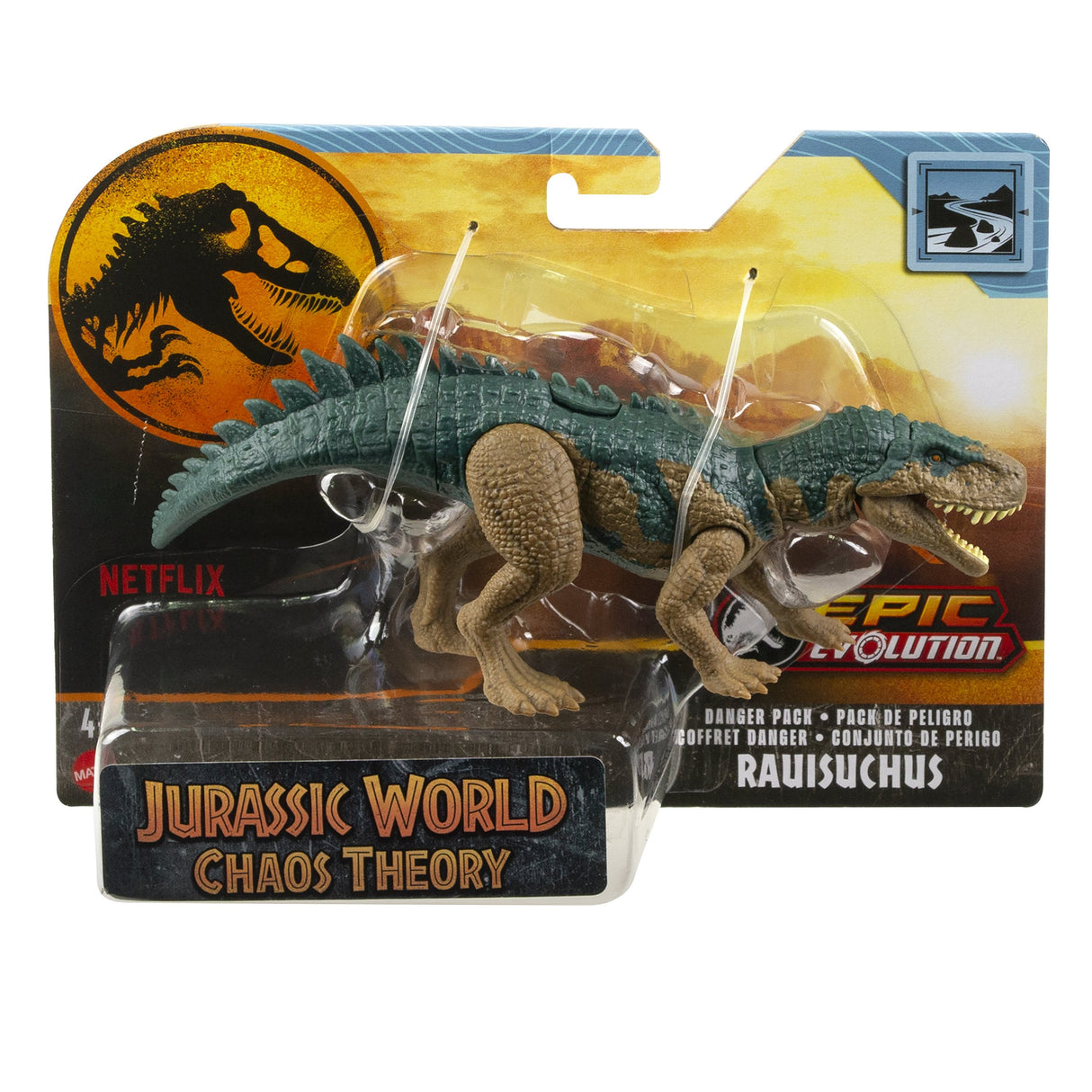 Figurka Jurassic World Niebezpieczny Dinozaur Rauisuchus