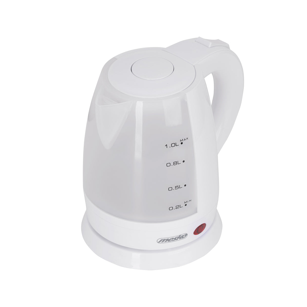 Hervidor Mesko Ms 1276, Eléctrico, Potencia 1600 W, Capacidad 1 L, Plástico, Blanco