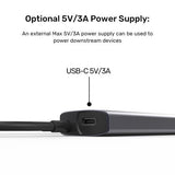 Unitek 4w1 Usb-C 10 Gbps  2x Usb-A  2x Usb-C