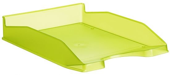 Archivo 2000 Bandeja Archivo 2000 Apilable En 3 Posiciones Fondo Liso Formato Din A4 Y Folio 345x255x60 Mm Kiwi Traslúcido