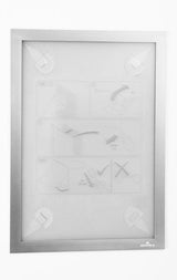 Durable Duraframe Wallpaper A4 Portacarteles Plata