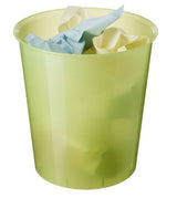 Archivo 2000 Papelera De Plástico Archivo 2000 Opcional Aro Sujetabolsas Capacidad 16 Litros 290x310 Mm Kiwi Traslucido