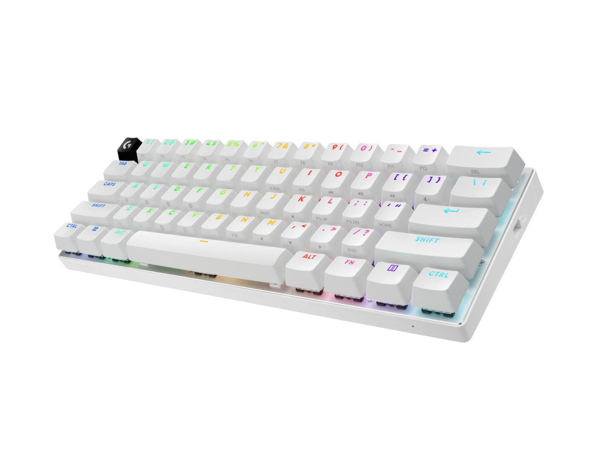 Logitech Pro X 60 Keyboard Usb + Rf Wireless + Bluetooth Qwerty Danish, Finnish, Norwegian, Swedish White