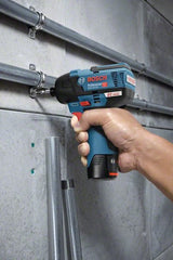 Atornillador Bosch Professional  De Impacto A Batería Gdr 12v-110 Professional Azul/Negro, 2 Baterías De Iones De Litio De 3,0 Ah, En L-Boxx 601900000