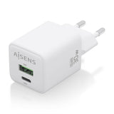 Aisens Cargador Gan 30w, 1xusb-C Pd3.0 Qc4.0, 1xusb-A Qc3.0, Blanco