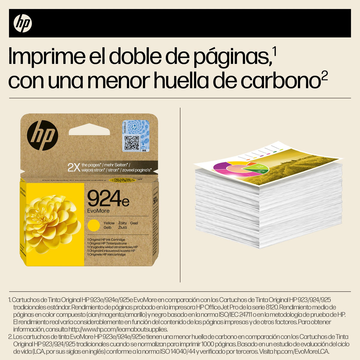 EAN 0199764687494 - HP 924e EvoMore Yellow Original Ink Cartridge cartucho de tinta 1 pieza(s) Alto rendimiento (XL) Amarillo imagen 5