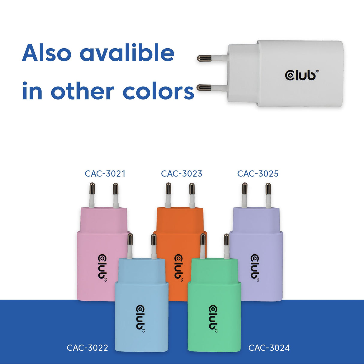 Club3d Lifemyle Cargador Usb-C 30watt, 2mk Blanco Retail