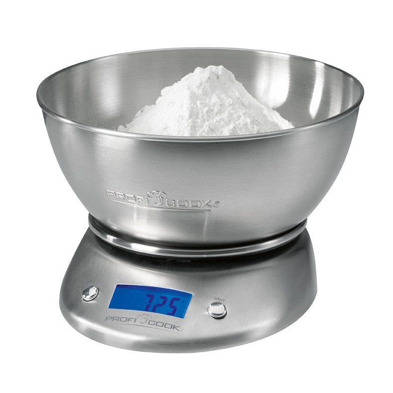 Báscula De Cocina Proficook Kw 1040 Digital Con Tazón Acero Inoxidable