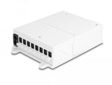 Lwl Ftth Indoor Verteilerbox Zur Wandmontage 8 Port Weiss