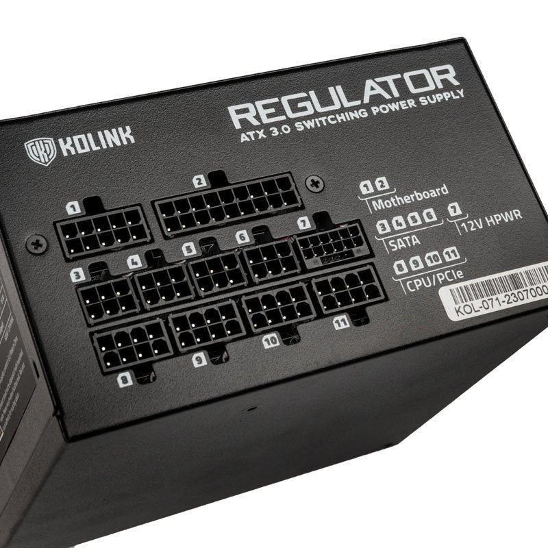 Kolink Regulator 80 Plus Gold Netzteil, Atx 3.0, Pcie 5.0, Modular - 1000 Watt