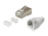 Kit 100 Conectores Rj45 Equip Categoria 6  Fpt Con Guia Y Capuchon