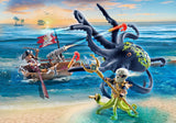 Playmobil 71419 Piratas Luchando Contra El Pulpo Gigante