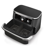 EAN 0622356270373 - Ninja AF500EU freidora Doble 10,4 L Independiente 2470 W Freidora de aire caliente Negro, Acero inoxidabl imagen 6