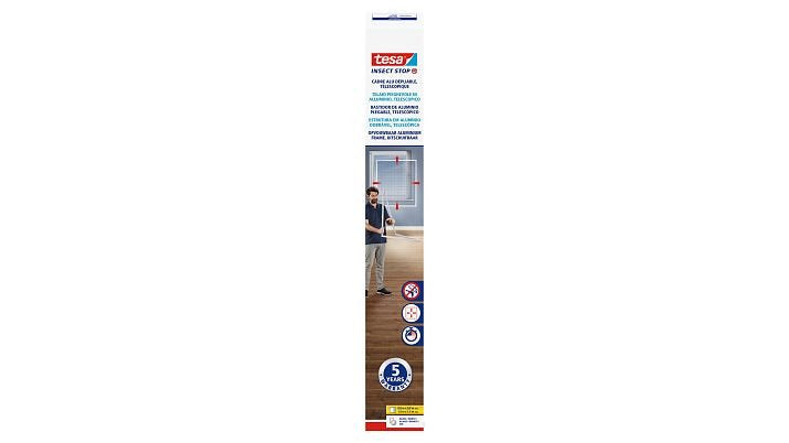 Tesa Mosquitera Alu Falt Emructura Plegable 1,4x1,4m Blanco