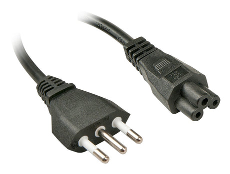 EAN 4002888304085 - Lindy 2m, CEI23-16-VII - IEC 320 C5 Negro C5 acoplador imagen 1