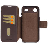 Decoded Leather Detachable Wallet Ip 17 Air Chocolate Brown